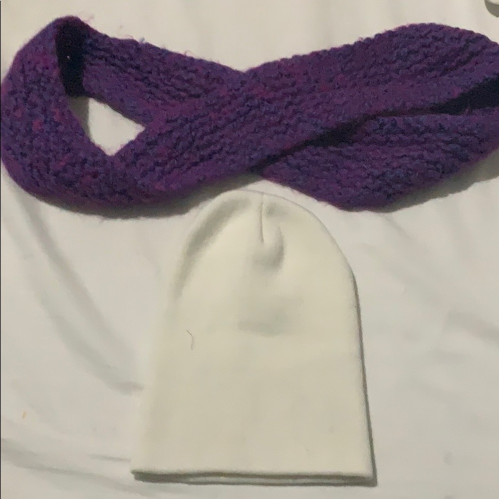 purple handmade Infiniti scarf bundle